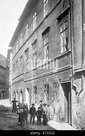 Jüdischen Viertel von Prag, ehemalige jüdische Ghetto der Altstadt. c. 1920. Austria-Hungary Stockfoto