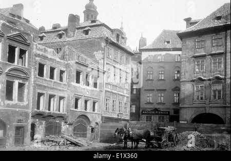 Jüdischen Viertel von Prag, ehemalige jüdische Ghetto der Altstadt. c. 1920. Austria-Hungary Stockfoto