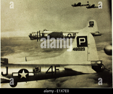 487th Bombe Gruppe b-17 Stockfoto