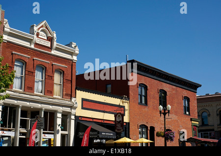 Monahan Gebäude und Gebäude in der Fairhaven historischen Bezirk von Bellingham, Washington State, USA Stockfoto