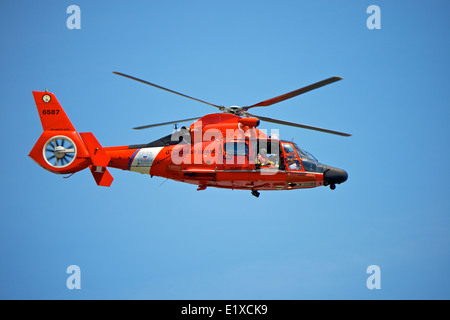 US Küstenwache Hubschrauber Stockfoto