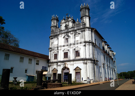 Kirche des Hl. Franziskus von Assisi portugiesische Kolonialarchitektur in Old Goa Indien Stockfoto