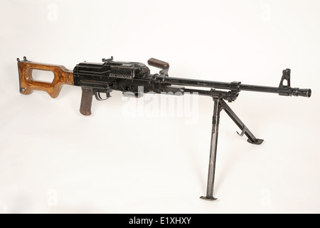 PKM 7,62 mm Allzweck-Maschinengewehr Stockfoto