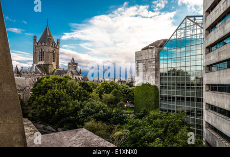 Irland, Dublin, die Christ Church cathedral Stockfoto