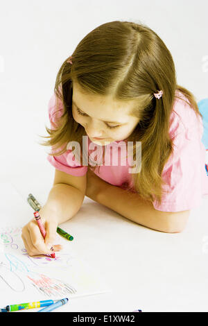 Kind, Zeichnung Stockfoto