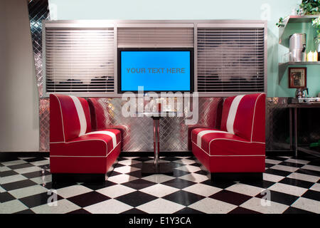 Retro-Stil eingerichtet Stockfoto