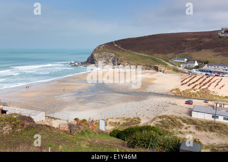 Portreath North Cornwall England Großbritannien zwischen St. Agnes und Godrevy an der Erbe-Küste Stockfoto