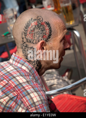 Skinheads in einem sonnigen Brighton für den Tag Stockfoto