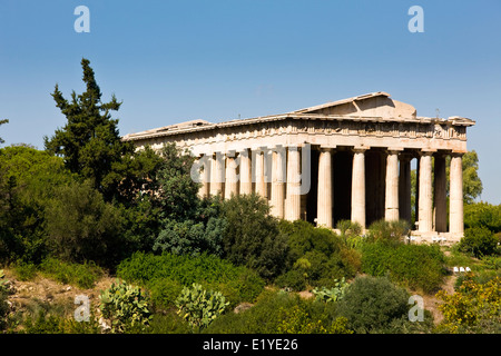 Tempel des Hephaistos, auch bekannt als das Hephaisteion oder früher als das Theseion, Agora, Athen, Griechenland Stockfoto