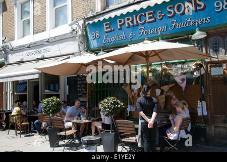 Golborne Deli Golborne Road in London W10, UK Stockfoto