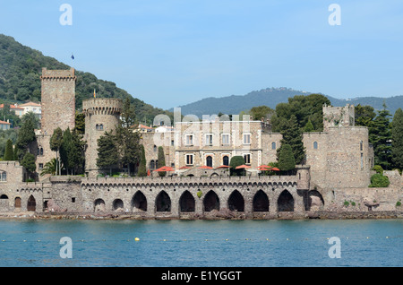 Château De La Napoule Mandelieu-la-Napoule Alpes-Maritimes Côte d ' Azur Frankreich Stockfoto