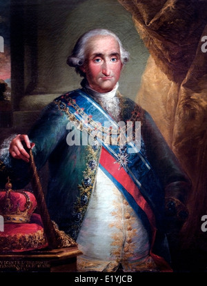 King Charles (Carlos) IV von Spanien Vicente Lopez Portana 1772-1850 Spanien Spanisch Stockfoto