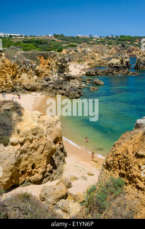 Portugal, Algarve, eine kleine Bucht in der Nähe von Albufeira Stockfoto