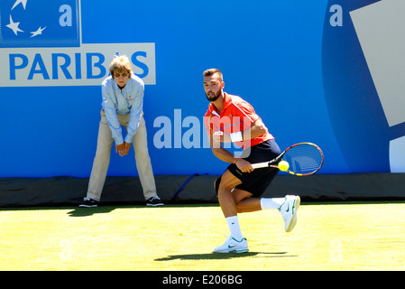 Benoit Paire (Frankreich) im Queens Club, 2014 Stockfoto