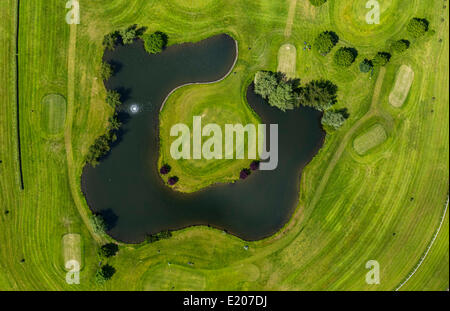 Luftbild, Golfplatz, Golfclub Mülheim der Ruhr Raffelberg, Mülheim an der Ruhr, Ruhrgebiet, Nordrhein-Westfalen Stockfoto