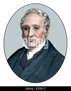 George Stephenson; 1781 1848; Englische Eisenbahn-Ingenieur; Abbildung Stockfoto