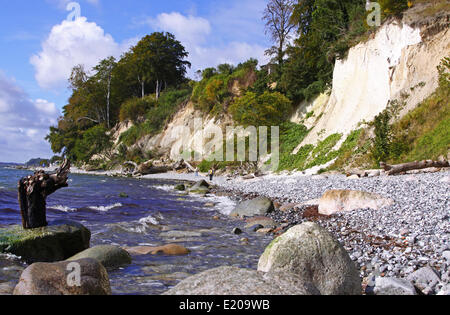 Kreide-Küste Rügen Deutschland Stockfoto