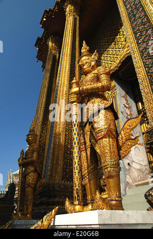 Dämon Guardian Wat Phra Kaew Grand Palace Stockfoto