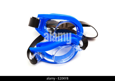 Brille zum Schwimmen Stockfoto