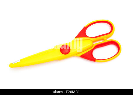 gelbe Schere Stockfoto