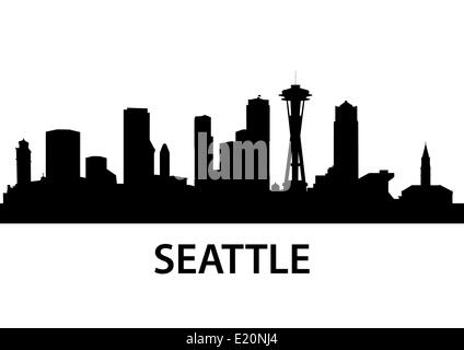 Skyline von Seattle Stockfoto