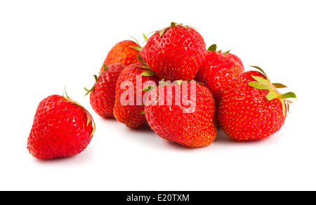 Reife Erdbeeren Stockfoto