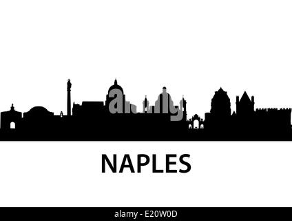 Skyline von Naples Stockfoto