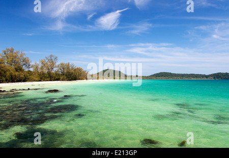 Long-Set Beach, Koh Rong, Kambodscha Stockfoto