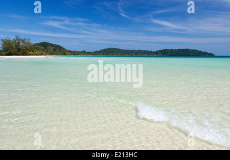 Long-Set Beach, Koh Rong, Kambodscha Stockfoto