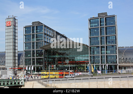 Berlin Hbf, Hauptbahnhof, Hauptbahnhof Stockfoto