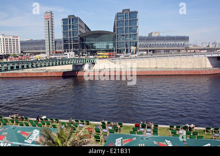 Berlin Hbf, Hauptbahnhof, Hauptbahnhof Stockfoto