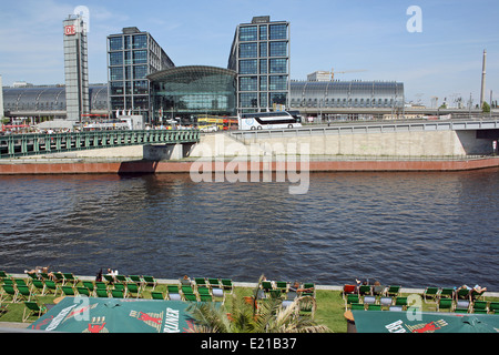 Berlin Hbf, Hauptbahnhof, Hauptbahnhof Stockfoto