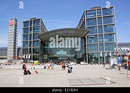 Berlin Hbf, Hauptbahnhof, Hauptbahnhof Stockfoto