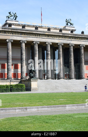 Berlin, Altes Museum, Neo-klassisches Meisterstück Stockfoto