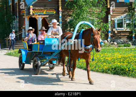 Russland, Mandrogy Dorf Stockfoto