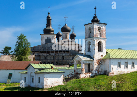 Das Gorizkij-Kloster der Auferstehung Wolga-Baltikum Stockfoto
