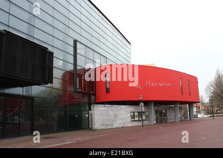 Außenseite des De Harmonie, große Konzerthalle und Theater in Leeuwarden, Hauptstadt von Friesland, Niederlande Stockfoto