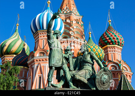 Russland Basilius Kathedrale in Moskau Stockfoto