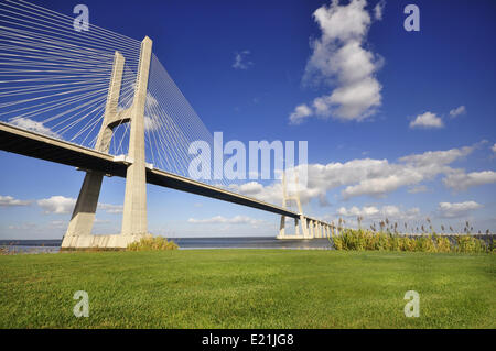 Vasco da Gama Bridge Stockfoto