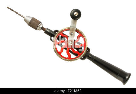 Vintage Handbohrer Stockfoto
