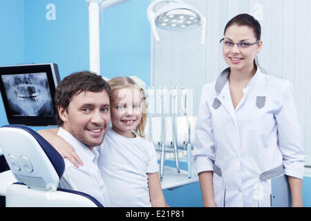 Hausarzt in der zahnärztlichen Praxis Stockfoto
