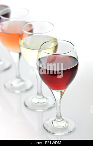 Weingläser Stockfoto