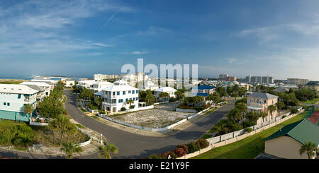 Panoramablick über Destin Stadt Stockfoto