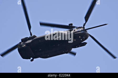 militärische Chinook-Hubschrauber Stockfoto