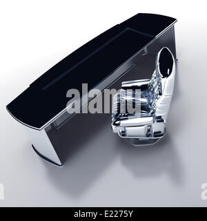 Luxus Schreibtisch und Sessel Stockfoto