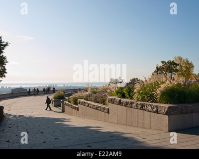 Mont-Royal in Montreal Kanada, Panoramablick über die Skyline der Stadt Stockfoto