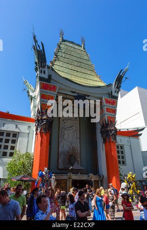 TCL Chinese Theatre (ehemals Manns Chinese Theatre), Hollywood Boulevard, Hollywood, Los Angeles, Kalifornien, USA Stockfoto