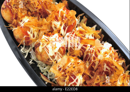 Takoyaki Krake Kugeln Stockfoto