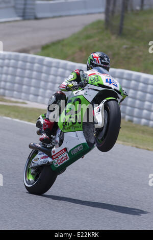 Bacelona, Spanien. 13. Juni 2014. BARCELONA Spanien -13 Jun: Scott Redding im Freien Training Moto GP feierte in der Barcelona-Catalunya Rennstrecke am 13. Juni 2014 Foto: Mikel Trigueros/Urbanandsport/Nurphoto Credit: Mikel Trigueros/NurPhoto/ZUMAPRESS.com/Alamy Live News Stockfoto