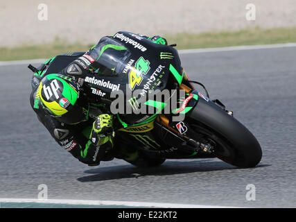 Barcelona, Spanien. 13. Juni 2014. BARCELONA Spanien -13 Jun: Pol Espargaro im Freien Training Moto GP feierte in der Barcelona-Catalunya Rennstrecke am 13. Juni 2014 Foto:. Joan Valls/Urbanandsport/Nurphoto Credit: Joan Valls/NurPhoto/ZUMAPRESS.com/Alamy Live-Nachrichten Stockfoto